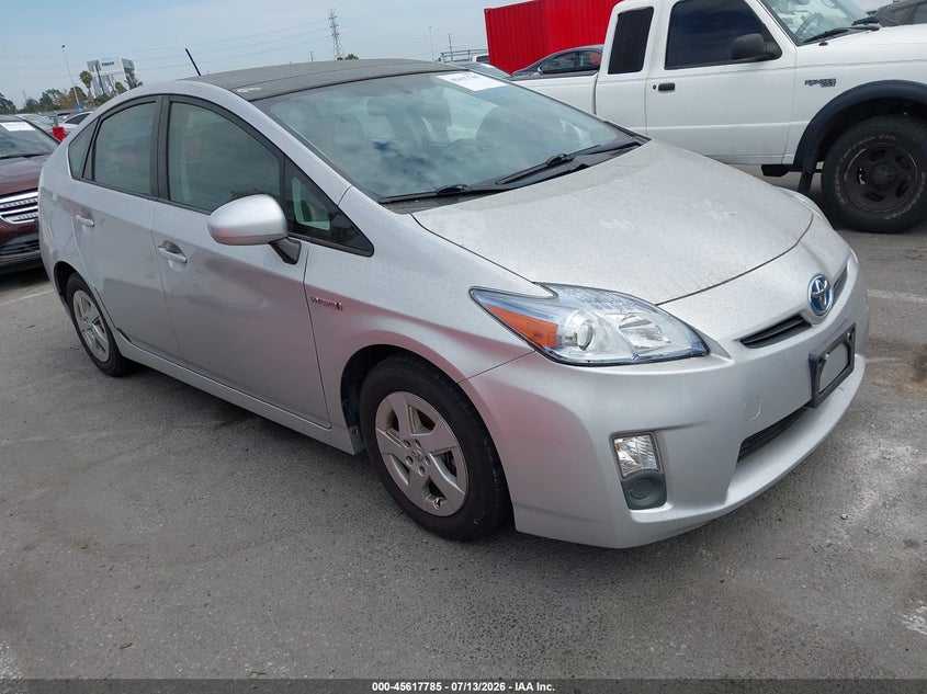 2011 Toyota Prius VIN JTDKN3DU3B1362300 IAAI salvage auction — NORMAL WEAR, Clear - Dealer Only (California), sold $1,300 on 2026-07-17 (photo 1)