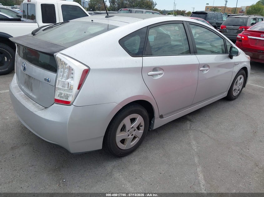 2011 Toyota Prius VIN JTDKN3DU3B1362300 IAAI salvage auction — NORMAL WEAR, Clear - Dealer Only (California), sold $1,300 on 2026-07-17 (photo 4)