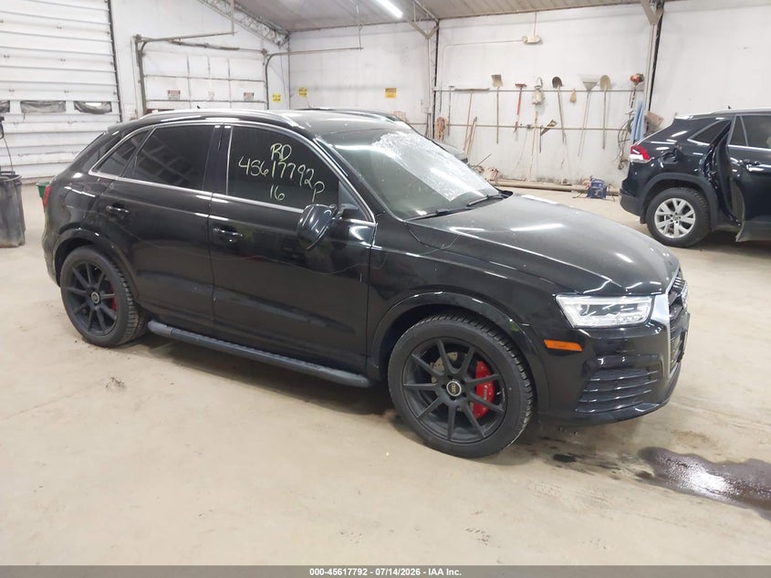 2016 Audi Q3 VIN WA1GFCFS2GR001254 IAAI salvage auction — VANDALISM, Salvage (Pennsylvania), sold $1,200 on 2026-07-30 (photo 1)