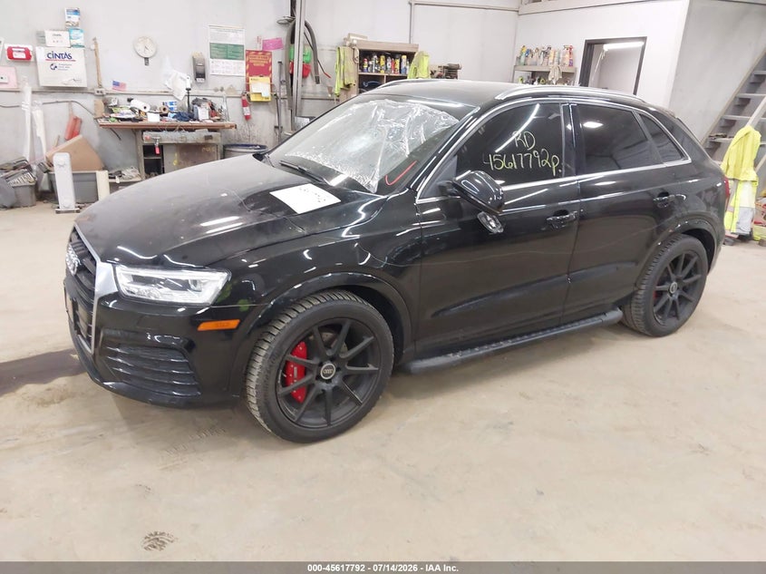 2016 Audi Q3 VIN WA1GFCFS2GR001254 IAAI salvage auction — VANDALISM, Salvage (Pennsylvania), sold $1,200 on 2026-07-30 (photo 2)