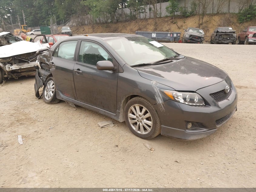 2010 Toyota Corolla VIN 1NXBU4EE1AZ358738 IAAI salvage auction — REAR END, Salvage, sold $600 on 2026-10-05 (photo 1)