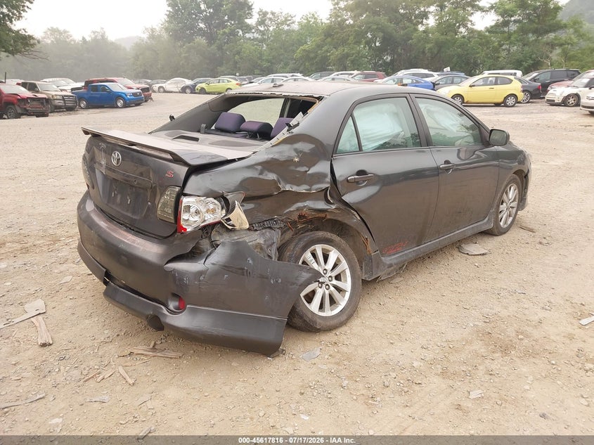 2010 Toyota Corolla VIN 1NXBU4EE1AZ358738 IAAI salvage auction — REAR END, Salvage, sold $600 on 2026-10-05 (photo 4)