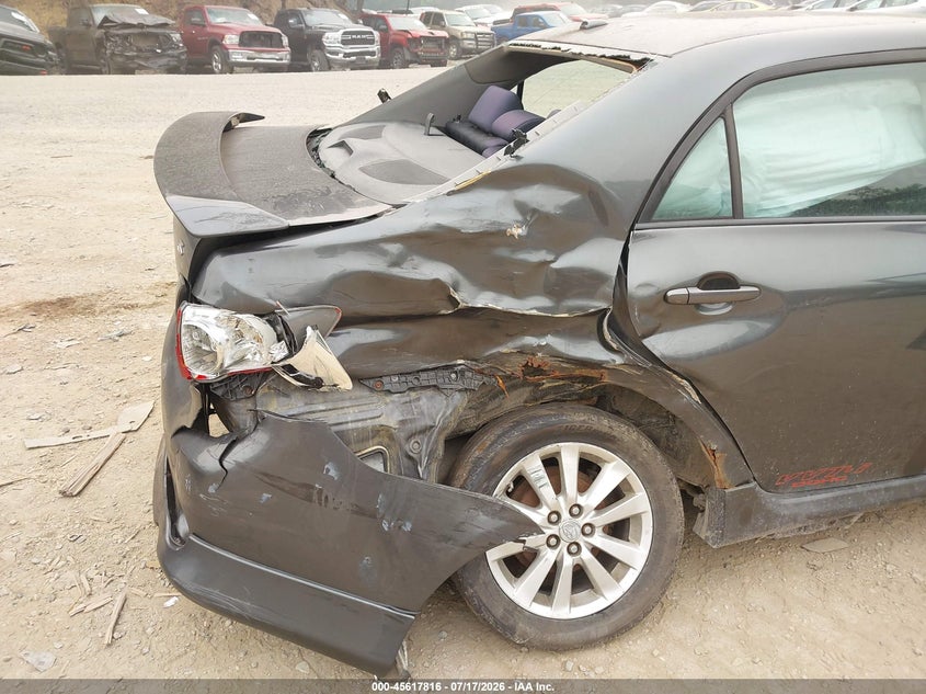 2010 Toyota Corolla VIN 1NXBU4EE1AZ358738 IAAI salvage auction — REAR END, Salvage, sold $600 on 2026-10-05 (photo 6)