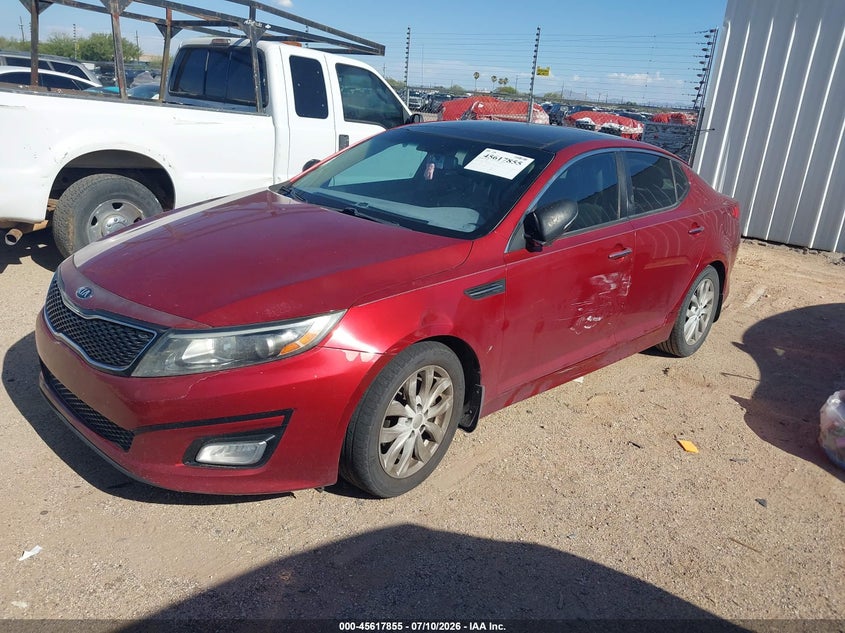 2014 Kia Optima VIN 5XXGN4A7XEG300346 IAAI salvage auction — NORMAL WEAR, Clear-Dealer Only (Arizona), sold $550 on 2026-07-30 (photo 2)