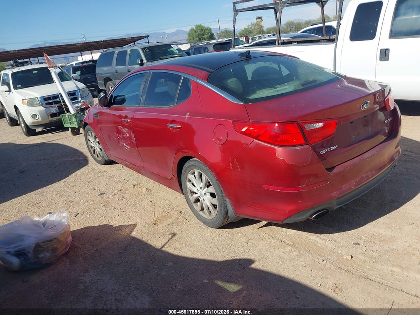 2014 Kia Optima VIN 5XXGN4A7XEG300346 IAAI salvage auction — NORMAL WEAR, Clear-Dealer Only (Arizona), sold $550 on 2026-07-30 (photo 3)