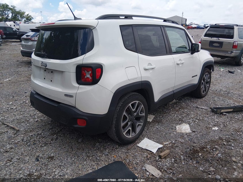 2017 Jeep Renegade VIN ZACCJABB2HPF21421 IAAI salvage auction — FRONT END, Salvage (Tennessee), sold $1,850 on 2026-08-01 (photo 4)