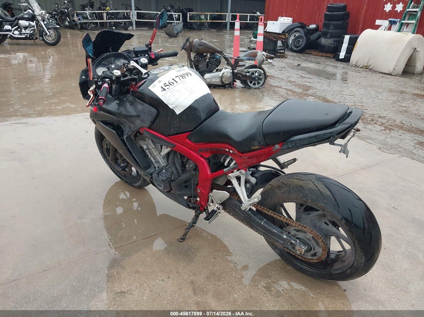 2016 Honda Cbr VIN MLHRC740XG5200881 IAAI salvage auction — SIDE, Original (Texas), sold $975 on 2026-07-20 (photo 3)
