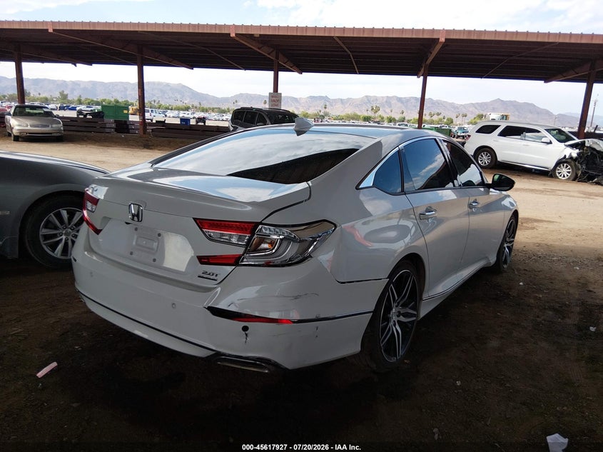 2021 Honda Accord VIN 1HGCV2F94MA009978 IAAI salvage auction — REAR END, Salvage Title, sold $8,600 on 2026-08-21 (photo 6)