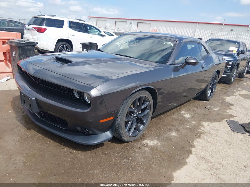 2022 Dodge Challenger VIN 2C3CDZJG6NH149330 IAAI salvage auction — HAIL, Clear (Kansas), sold $13,400 on 2026-08-28 (photo 2)