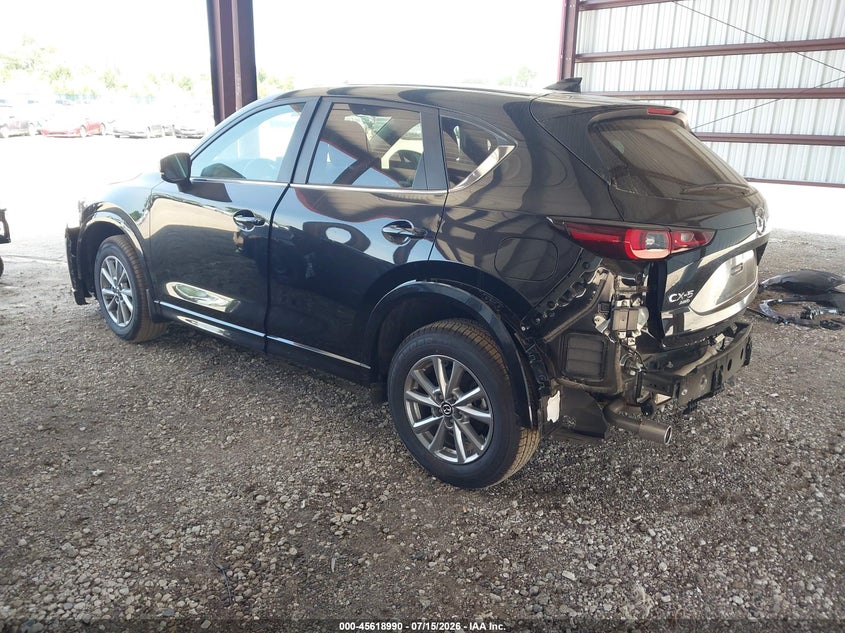 2025 Mazda Cx-5 VIN JM3KFBCM5S0776586 IAAI salvage auction — FRONT & REAR, Salvage (Illinois), sold $9,400 on 2026-08-25 (photo 3)