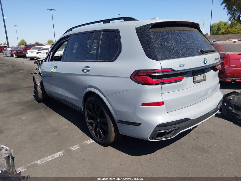 2024 BMW X7 VIN 5UX33EM05R9S86530 IAAI salvage auction — FRONT END, Salvage Certificate (California), sold $35,550 on 2026-08-28 (photo 3)