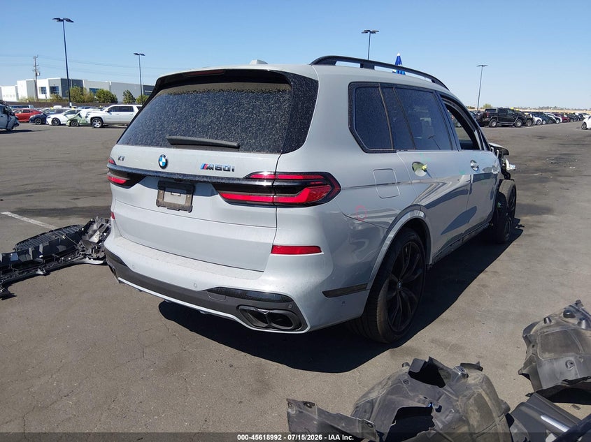 2024 BMW X7 VIN 5UX33EM05R9S86530 IAAI salvage auction — FRONT END, Salvage Certificate (California), sold $35,550 on 2026-08-28 (photo 4)