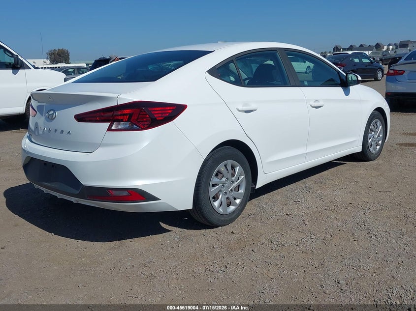 2020 Hyundai Elantra VIN 5NPD74LF7LH612806 IAAI salvage auction — LEFT FRONT, SF97 (California), sold $11,100 on 2026-08-25 (photo 4)