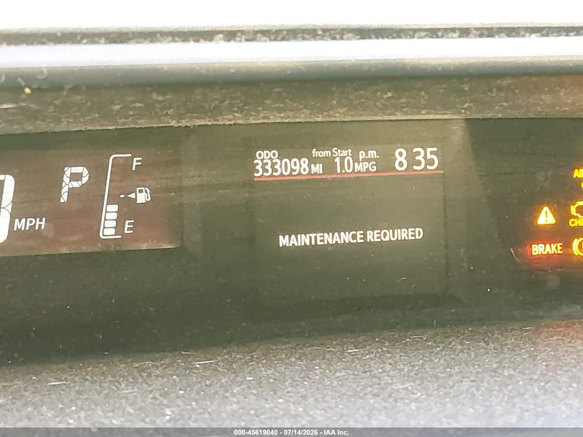 2015 Toyota Prius c VIN JTDKDTB35F1100863 IAAI salvage auction — NORMAL WEAR, Clear (Virginia), sold $500 on 2026-07-30 (photo 7)