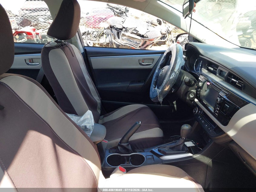 2015 Toyota Corolla VIN 5YFBURHE4FP344950 IAAI salvage auction — RIGHT FRONT, Salvage Certificate (California), sold $2,600 on 2026-07-22 (photo 5)