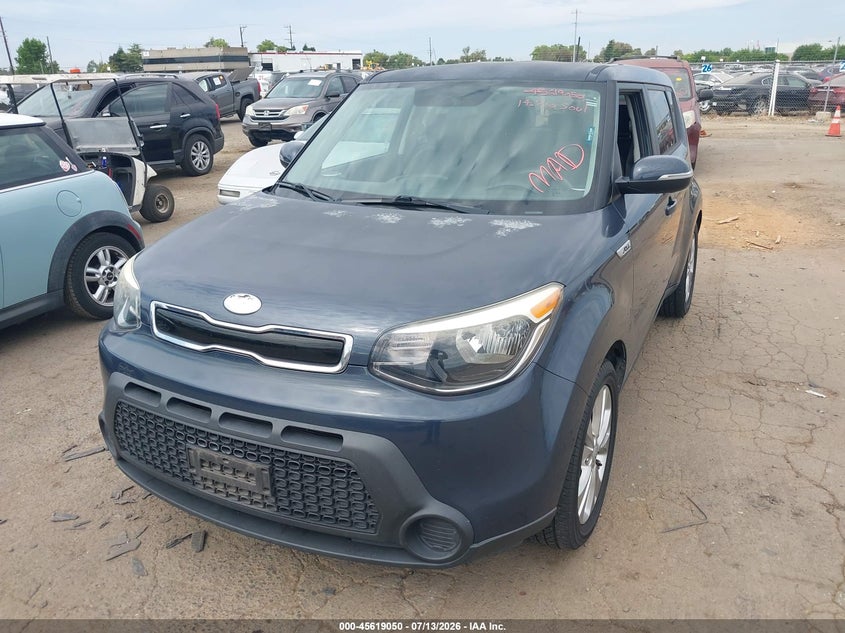 2014 Kia Soul VIN KNDJP3A59E7007216 IAAI salvage auction — NORMAL WEAR, Clear - Dealer Only (California), sold $850 on 2026-07-29 (photo 2)