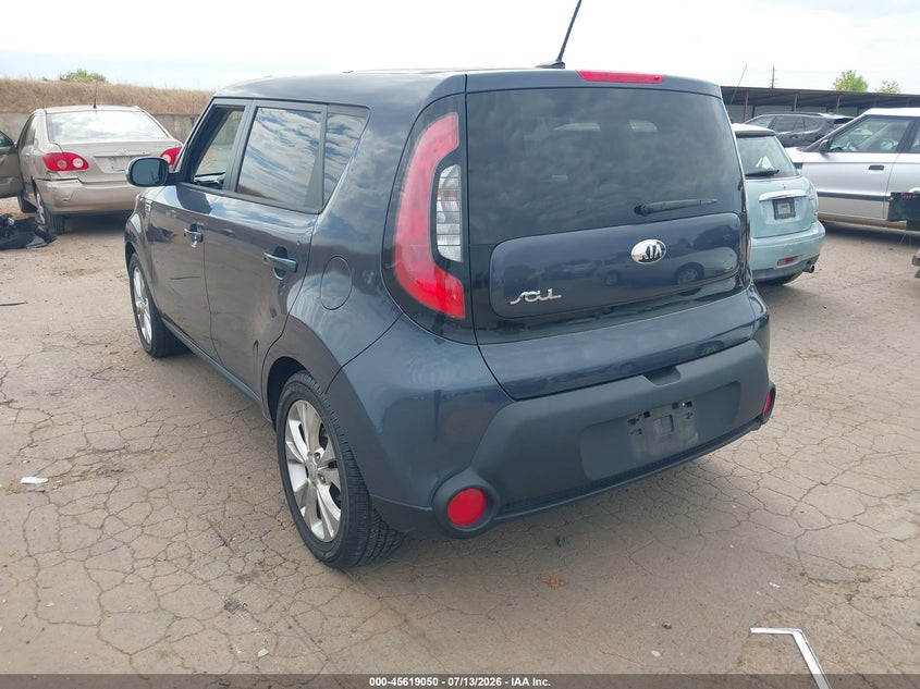 2014 Kia Soul VIN KNDJP3A59E7007216 IAAI salvage auction — NORMAL WEAR, Clear - Dealer Only (California), sold $850 on 2026-07-29 (photo 3)