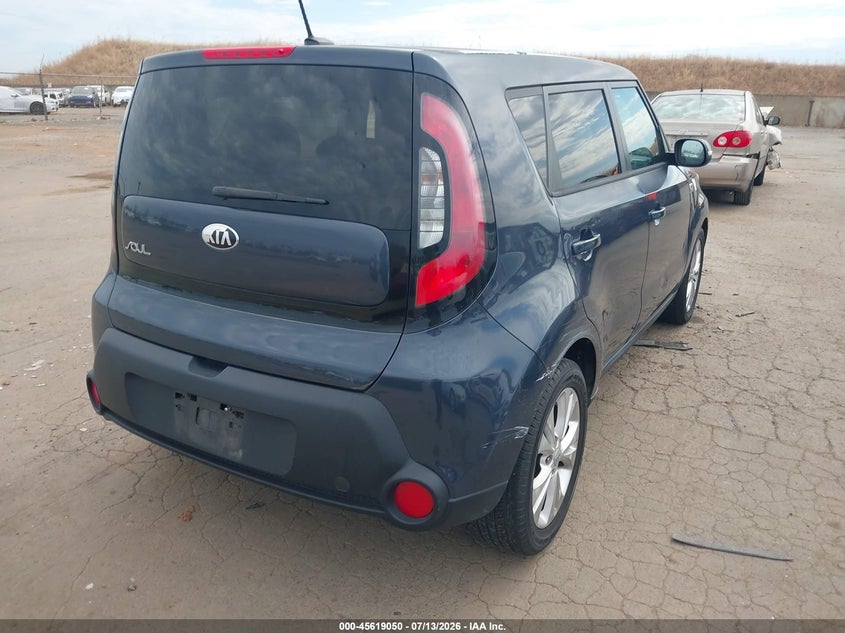 2014 Kia Soul VIN KNDJP3A59E7007216 IAAI salvage auction — NORMAL WEAR, Clear - Dealer Only (California), sold $850 on 2026-07-29 (photo 4)