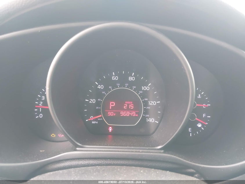 2014 Kia Soul VIN KNDJP3A59E7007216 IAAI salvage auction — NORMAL WEAR, Clear - Dealer Only (California), sold $850 on 2026-07-29 (photo 7)