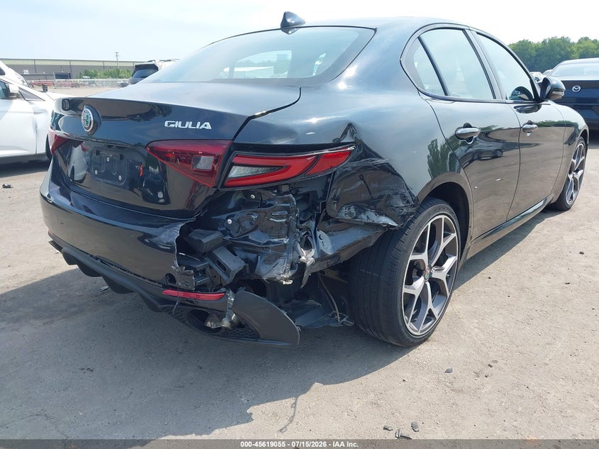 2019 Alfa romeo Giulia VIN ZARFANAN4K7606769 IAAI salvage auction — RIGHT REAR, Salvage (Ohio), sold $7,875 on 2026-08-11 (photo 6)