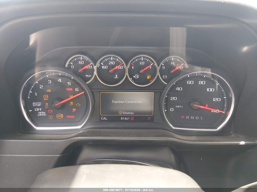 2019 Chevrolet Silverado 1500 VIN 1GCRWCED7KZ211536 IAAI salvage auction — NORMAL WEAR, Original (Texas), sold $9,825 on 2026-07-29 (photo 7)
