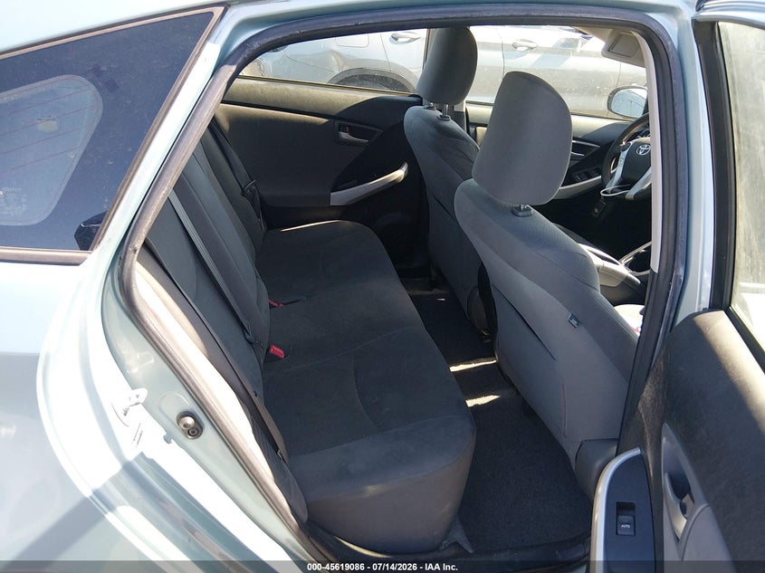 2012 Toyota Prius VIN JTDKN3DP1C3011501 IAAI salvage auction — NORMAL WEAR, Clear (Illinois), sold $4,150 on 2026-07-30 (photo 8)
