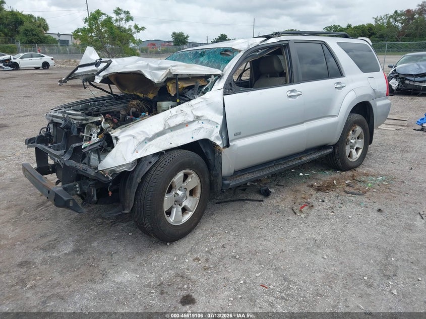 2006 Toyota 4runner VIN JTEZU14R760079214 IAAI salvage auction — ROLLOVER, Rebuildable (Florida), sold $1,550 on 2026-07-30 (photo 2)