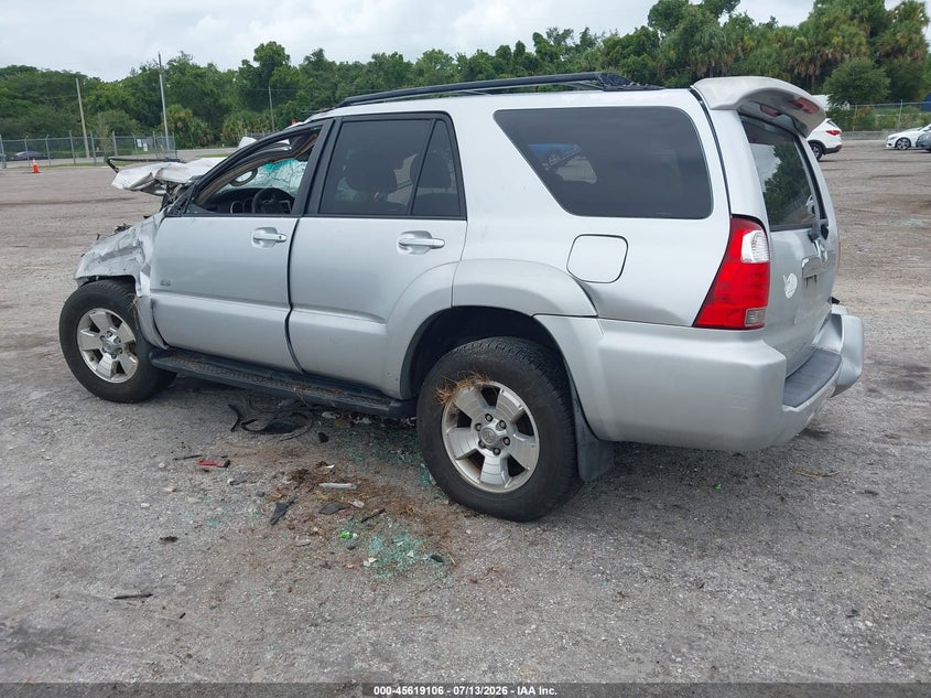 2006 Toyota 4runner VIN JTEZU14R760079214 IAAI salvage auction — ROLLOVER, Rebuildable (Florida), sold $1,550 on 2026-07-30 (photo 3)
