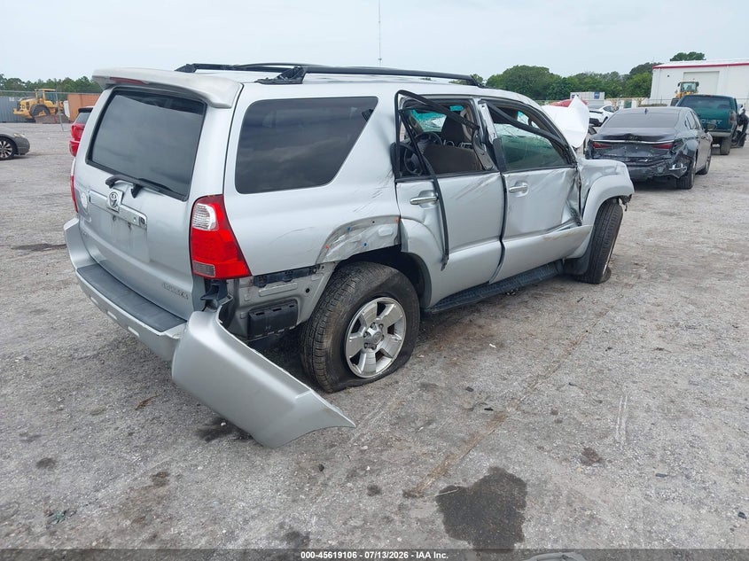 2006 Toyota 4runner VIN JTEZU14R760079214 IAAI salvage auction — ROLLOVER, Rebuildable (Florida), sold $1,550 on 2026-07-30 (photo 4)