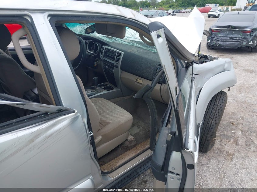 2006 Toyota 4runner VIN JTEZU14R760079214 IAAI salvage auction — ROLLOVER, Rebuildable (Florida), sold $1,550 on 2026-07-30 (photo 5)