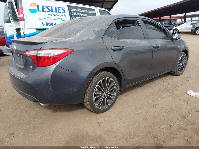 2015 Toyota Corolla VIN 5YFBURHE7FP364965 IAAI salvage auction — NORMAL WEAR, Restored (Arizona), sold $4,000 on 2026-07-28 (photo 4)