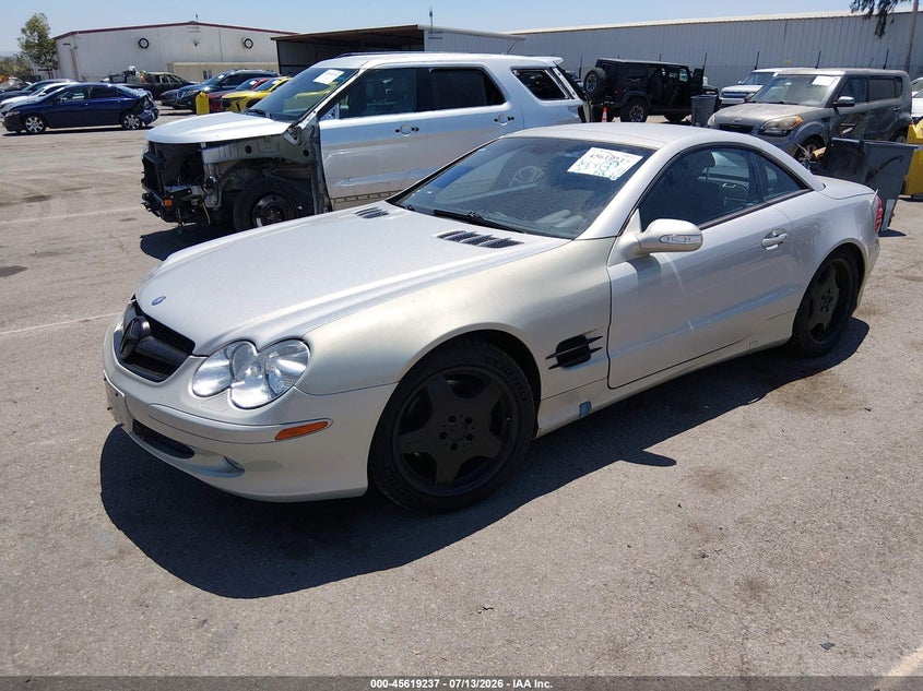 2003 Mercedes-benz Sl-class VIN WDBSK75F53F009897 IAAI salvage auction — RIGHT SIDE, Salvage (California), sold $525 on 2026-07-29 (photo 2)