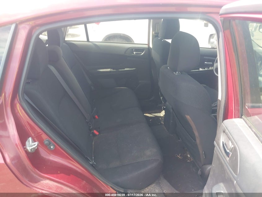 2013 Subaru Impreza VIN JF1GPAC6XD2217684 IAAI salvage auction — FRESH WATER, Clear (Massachusetts), sold $950 on 2026-07-31 (photo 8)