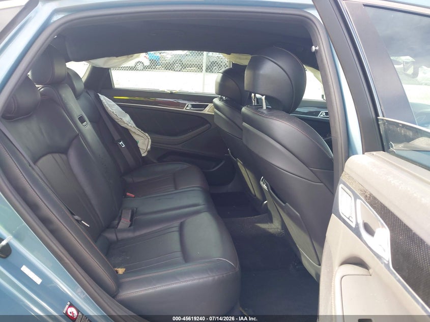 2018 Genesis G80 VIN KMHGN4JB6JU248654 IAAI salvage auction — LEFT REAR, Wait Title, sold $5,150 on 2026-09-30 (photo 8)