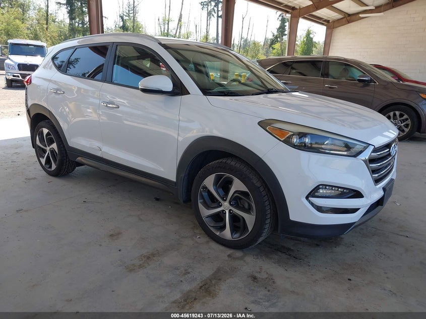 2016 Hyundai Tucson VIN KM8J3CA20GU023645 IAAI salvage auction — REAR END, Salvage Title, sold $2,000 on 2026-07-31 (photo 1)
