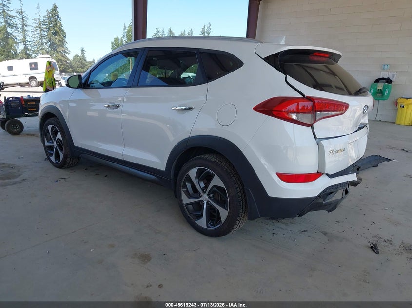 2016 Hyundai Tucson VIN KM8J3CA20GU023645 IAAI salvage auction — REAR END, Salvage Title, sold $2,000 on 2026-07-31 (photo 3)