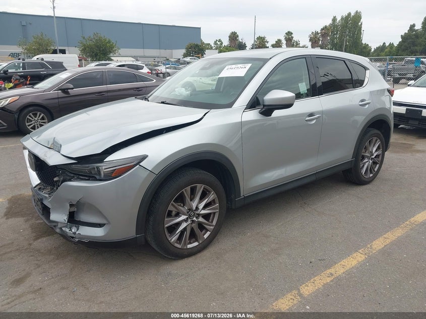 2020 Mazda Cx-5 VIN JM3KFADMXL0727457 IAAI salvage auction — FRONT END, Salvage (California), sold $2,550 on 2026-07-29 (photo 2)