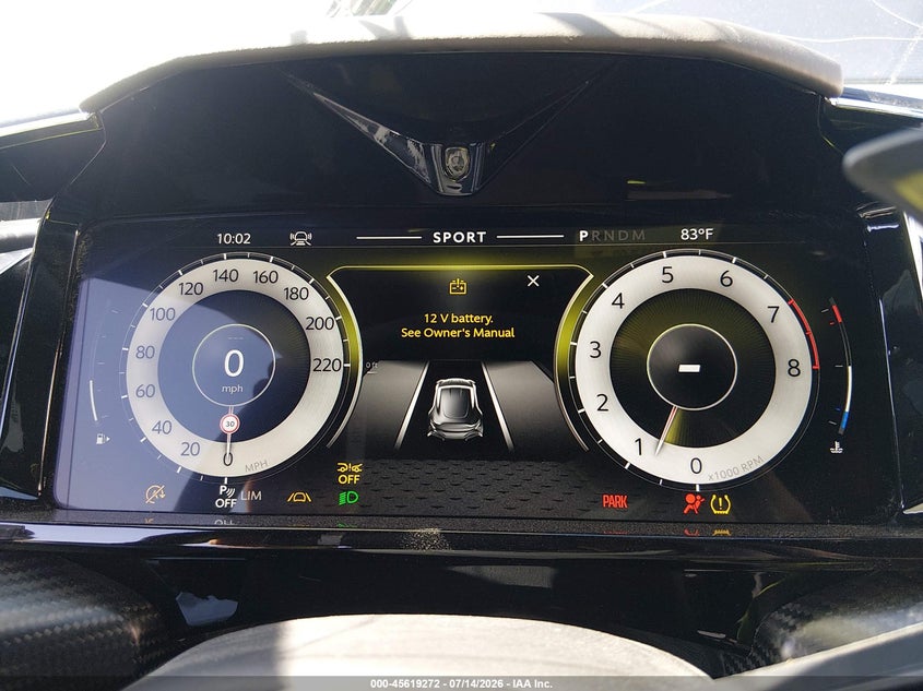 2025 Aston martin Vantage VIN SCFSMGFWXSGN09803 IAAI salvage auction — SIDE, Salvage Title, sold $86,250 on 2026-09-02 (photo 7)