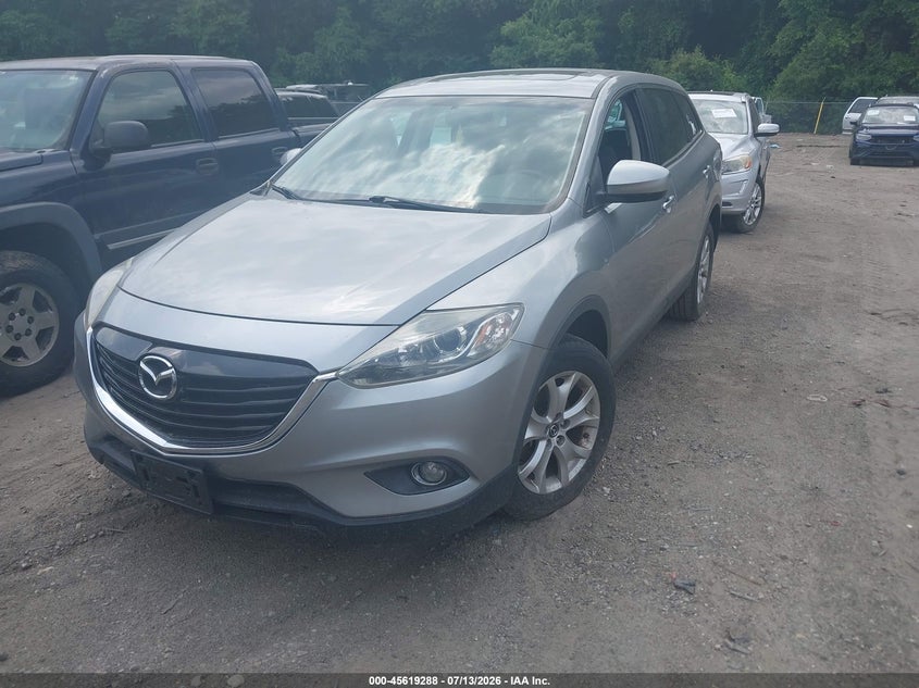 2014 Mazda Cx-9 VIN JM3TB3CV3E0433035 IAAI salvage auction — NORMAL WEAR, Clear (Massachusetts), sold $225 on 2026-07-21 (photo 2)