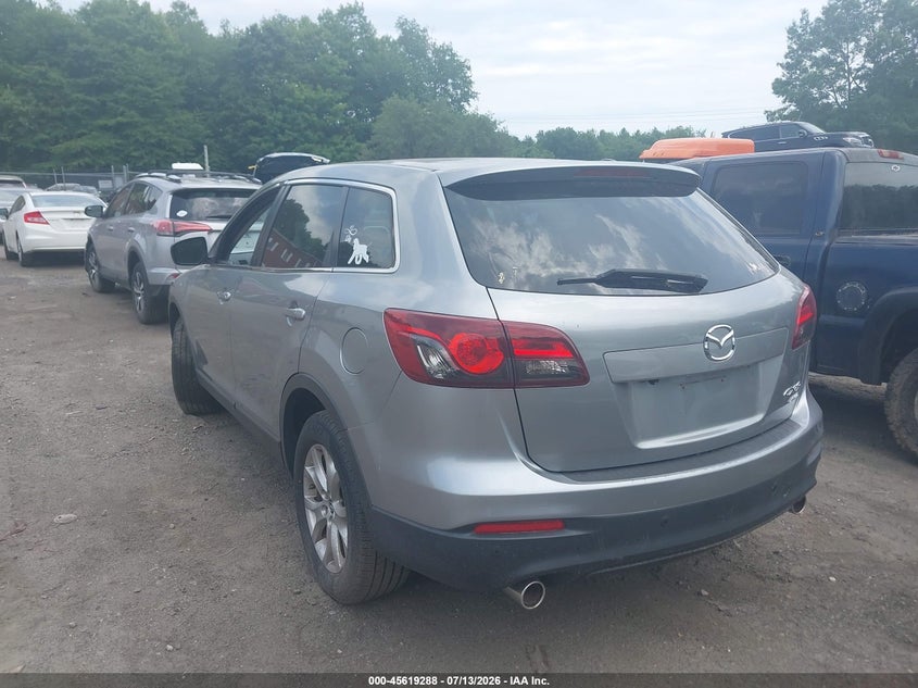 2014 Mazda Cx-9 VIN JM3TB3CV3E0433035 IAAI salvage auction — NORMAL WEAR, Clear (Massachusetts), sold $225 on 2026-07-21 (photo 3)
