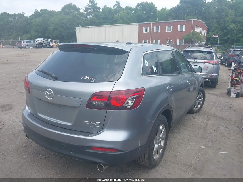 2014 Mazda Cx-9 VIN JM3TB3CV3E0433035 IAAI salvage auction — NORMAL WEAR, Clear (Massachusetts), sold $225 on 2026-07-21 (photo 4)