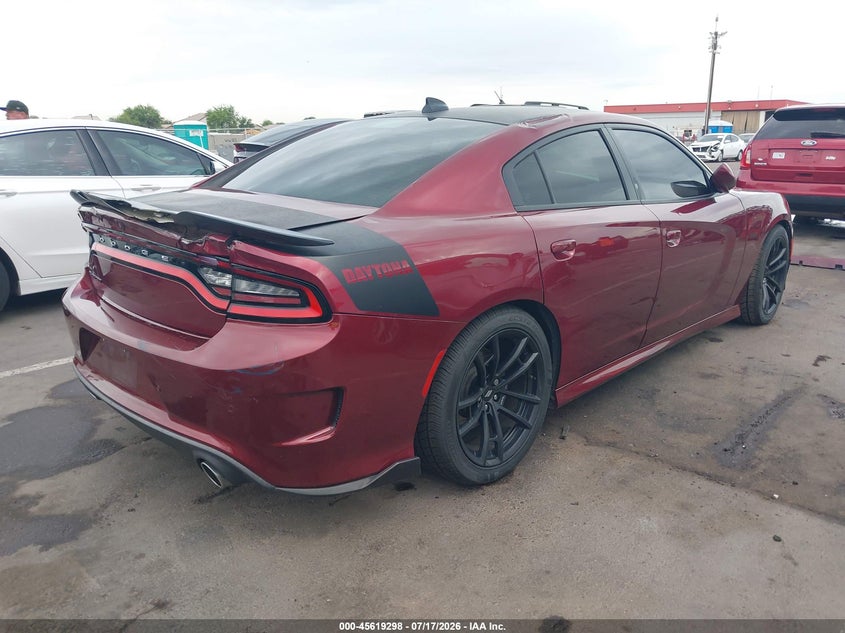 2019 Dodge Charger VIN 2C3CDXGJXKH619264 IAAI salvage auction — LEFT SIDE, Salvage Title, sold $12,350 on 2026-09-01 (photo 4)