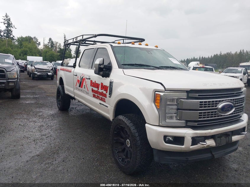 2017 Ford F-350 VIN 1FT8W3BT1HEB36226 IAAI salvage auction — LEFT REAR, Bill Of Sale (Washington), sold $14,100 on 2026-07-29 (photo 1)