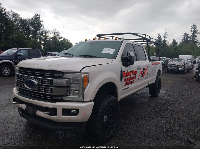2017 Ford F-350 VIN 1FT8W3BT1HEB36226 IAAI salvage auction — LEFT REAR, Bill Of Sale (Washington), sold $14,100 on 2026-07-29 (photo 2)