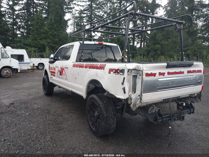 2017 Ford F-350 VIN 1FT8W3BT1HEB36226 IAAI salvage auction — LEFT REAR, Bill Of Sale (Washington), sold $14,100 on 2026-07-29 (photo 3)
