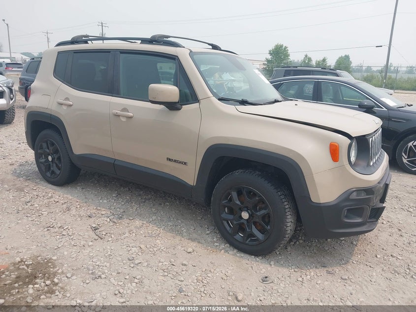 2015 Jeep Renegade VIN ZACCJBBT7FPB97720 IAAI salvage auction — FRESH WATER, Junk Bill Of Sale Mv2459 (Wisconsin), sold $475 on 2026-08-16 (photo 1)
