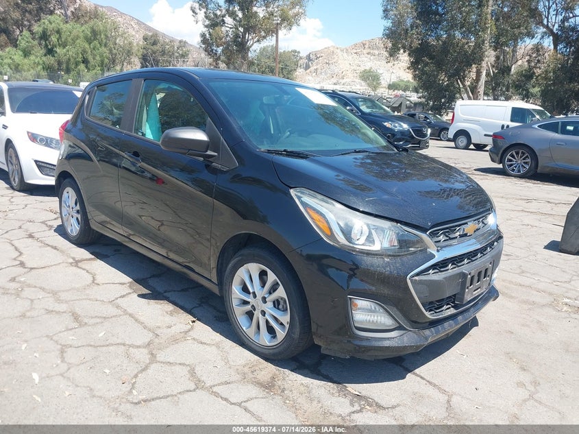 2021 Chevrolet Spark VIN KL8CB6SA7MC714088 IAAI salvage auction — REAR END, Salvage (California), sold $1,700 on 2026-07-28 (photo 1)