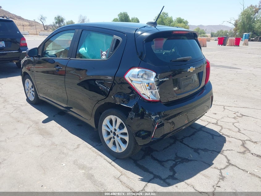 2021 Chevrolet Spark VIN KL8CB6SA7MC714088 IAAI salvage auction — REAR END, Salvage (California), sold $1,700 on 2026-07-28 (photo 3)