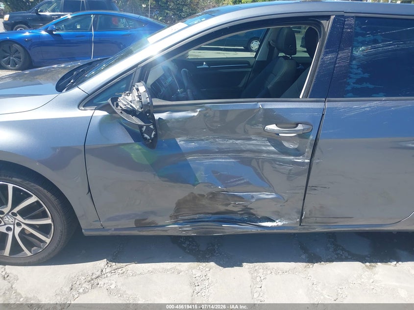 2015 Volkswagen Golf VIN 3VW217AU1FM005808 IAAI salvage auction — LEFT SIDE, Salvage (California), sold $2,700 on 2026-08-01 (photo 6)