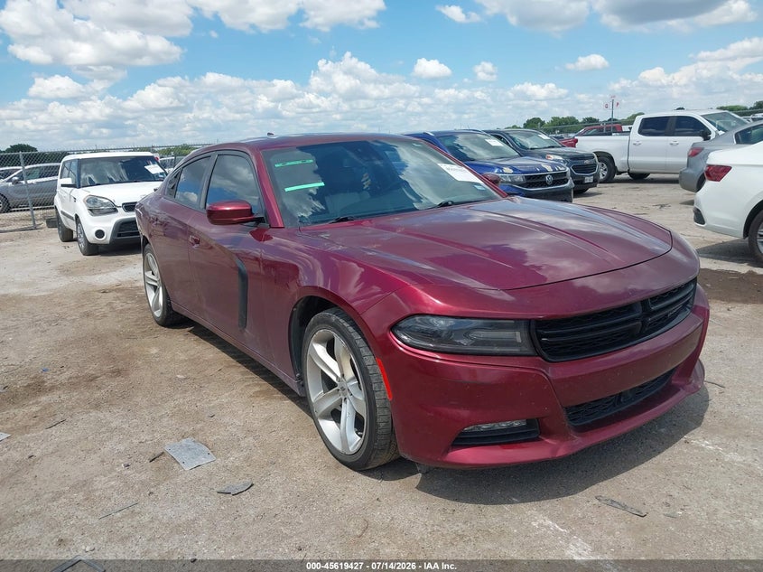 2018 Dodge Charger VIN 2C3CDXHG9JH217494 IAAI salvage auction — REAR END, Original (Texas), sold $8,000 on 2026-09-01 (photo 1)